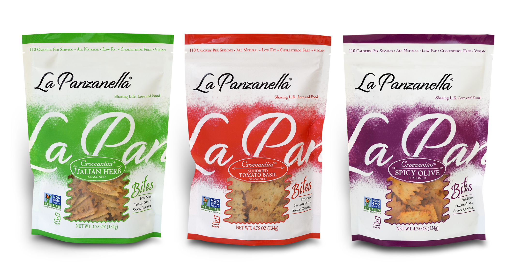 La Panzanella Introduces Croccantini Bites Seasoned Snack Crackers La